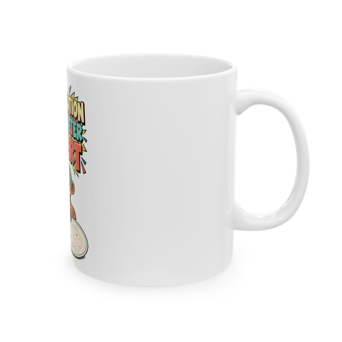 My Resolution Starts After Dessert Mug, Funny Gym Lover Christmas Gift, Secret Santa Stocking Stuffer, 11oz 15oz Coffee Mug
