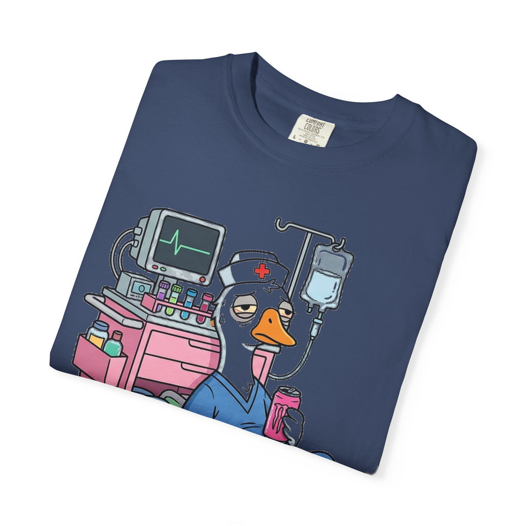 I'm About To Crash Out Shirt, Funny Night Shift Goose Nurse Tee, Burnt Out RN Shirt, Nurse Gift