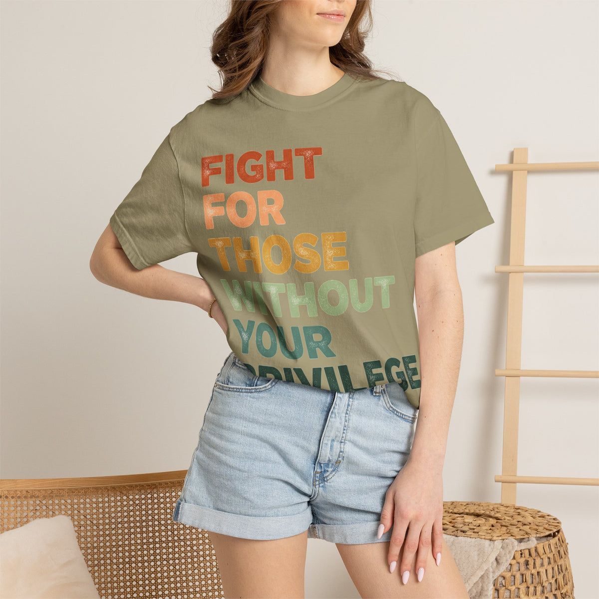 Fight For Those Without Your Privilege Shirt, Retro Activist Typography Tee, Social Justice Shirt, Ally Gift