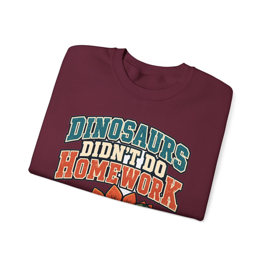 funny teacher Sweatshirt Dinosaurs Didn't Do Homework Sweatshirt, Funny Graphic Sweatshirt,