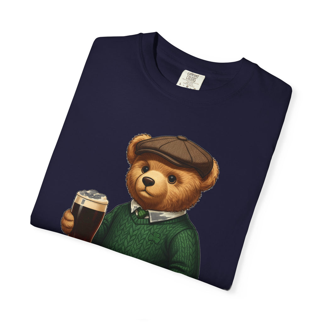Irish Teddy Bear Pint Shirt, Shamrock Sweater Bear Tee, St Patricks Day Pub Shirt, Irish Gift