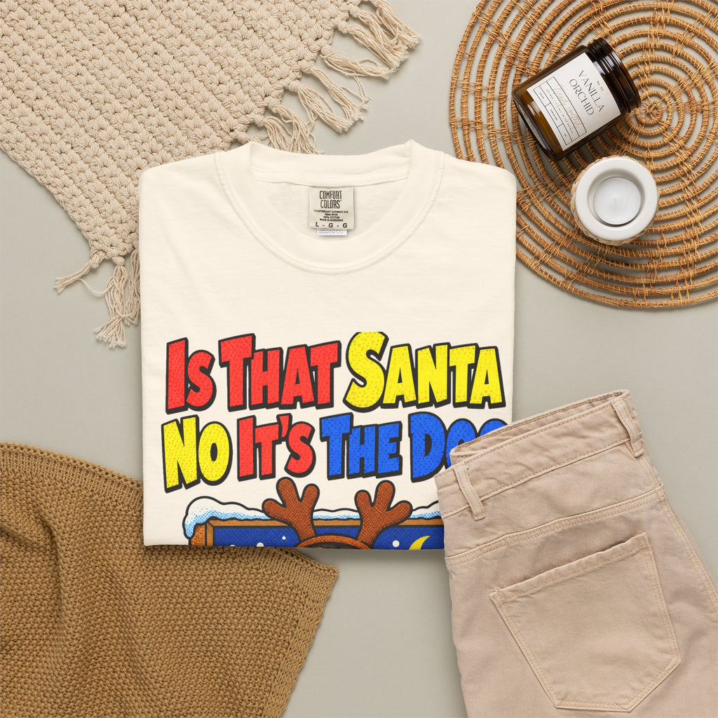 Funny Dog Gift Is That Santa No It's The Dog Ornament Mug Shirt Christmas Gift for Dog Mom Dog Dad Dachshund Pet Lover