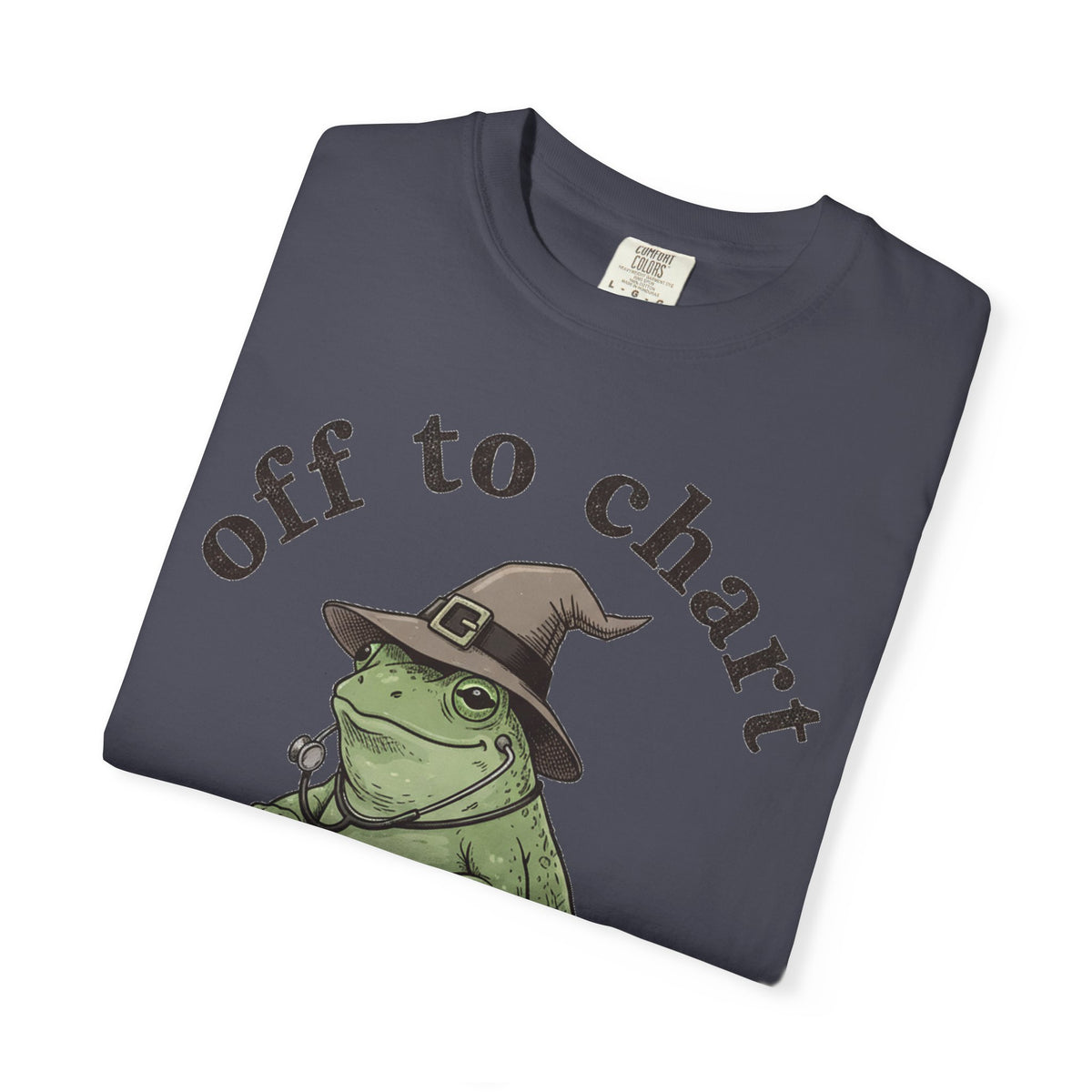 Off To Chart Shirt, Witch Hat Frog Nurse Scooter Tee, Funny Charting RN Shirt, Nurse Gift