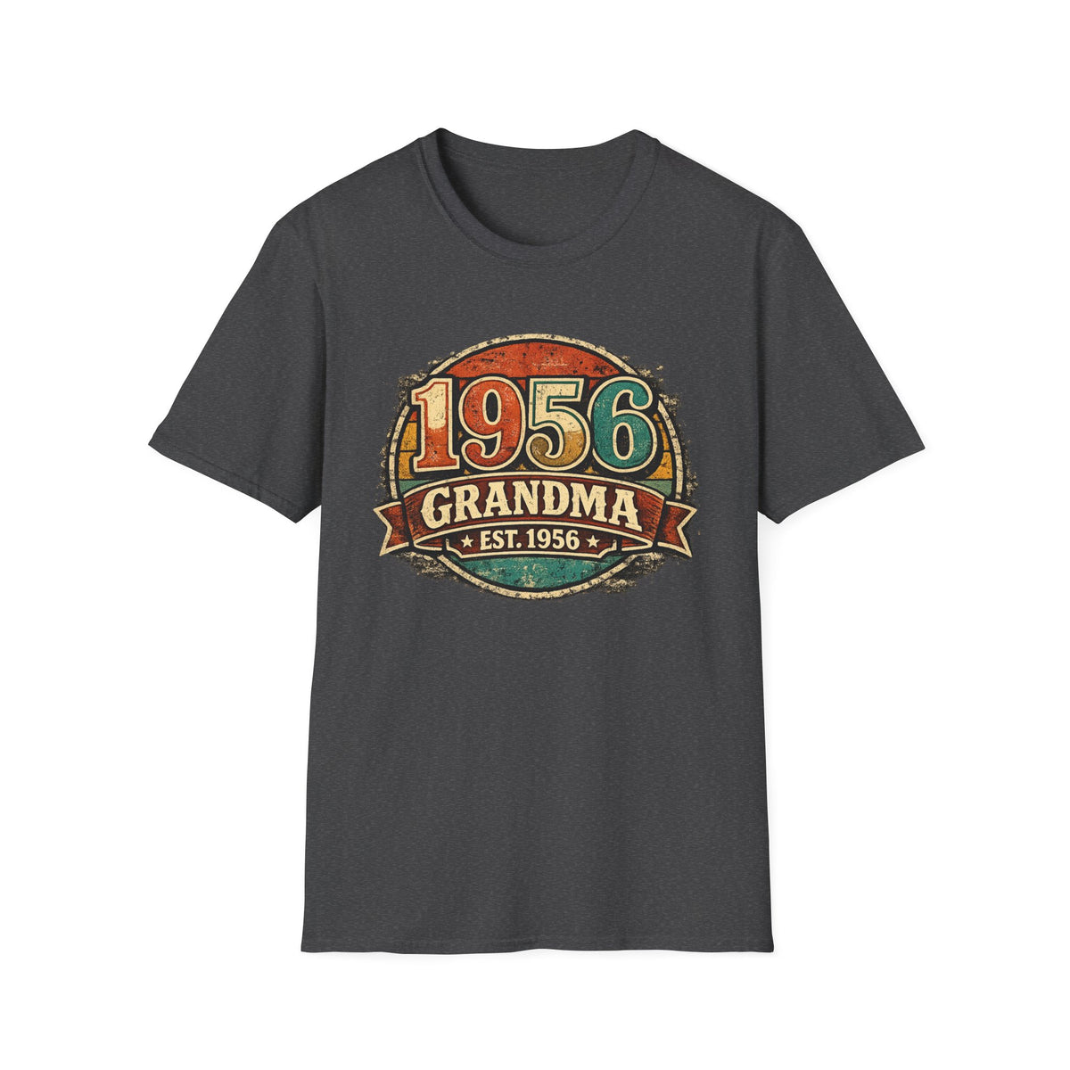 1956 Grandma T-Shirt – Vintage Established 1956 Birthday Gift