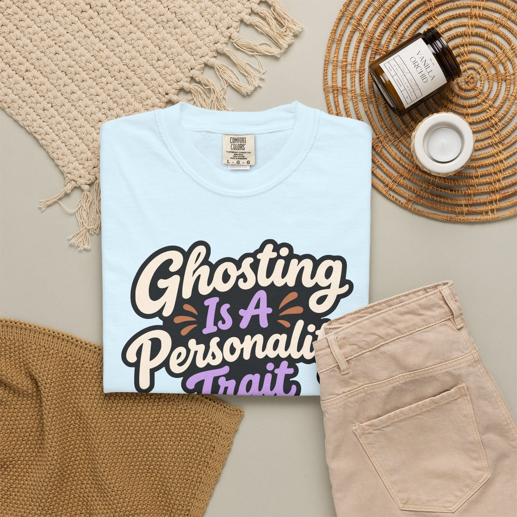 Ghosting Is A Personality Trait Halloween Shirt, Funny Ghost Tee, Retro Humor