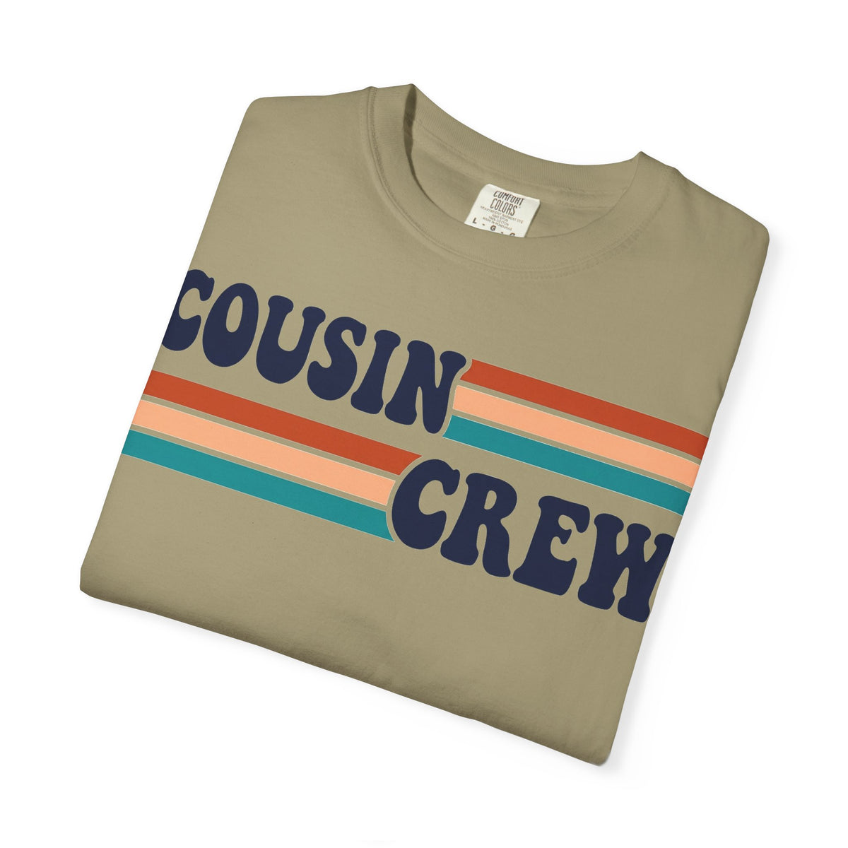 Cousin Crew Retro Stripe Shirt, Vintage Matching Family Tee, Cousin Reunion Shirt, Family Gift