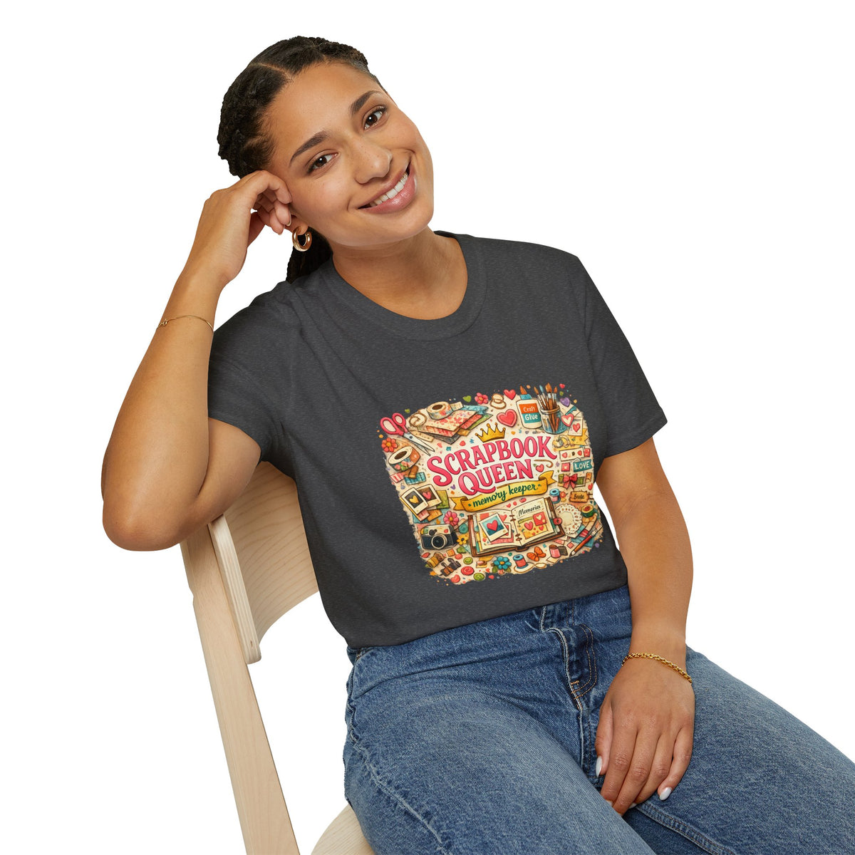 Scrapbook Queen T-Shirt — Crafting Lover Graphic Tee