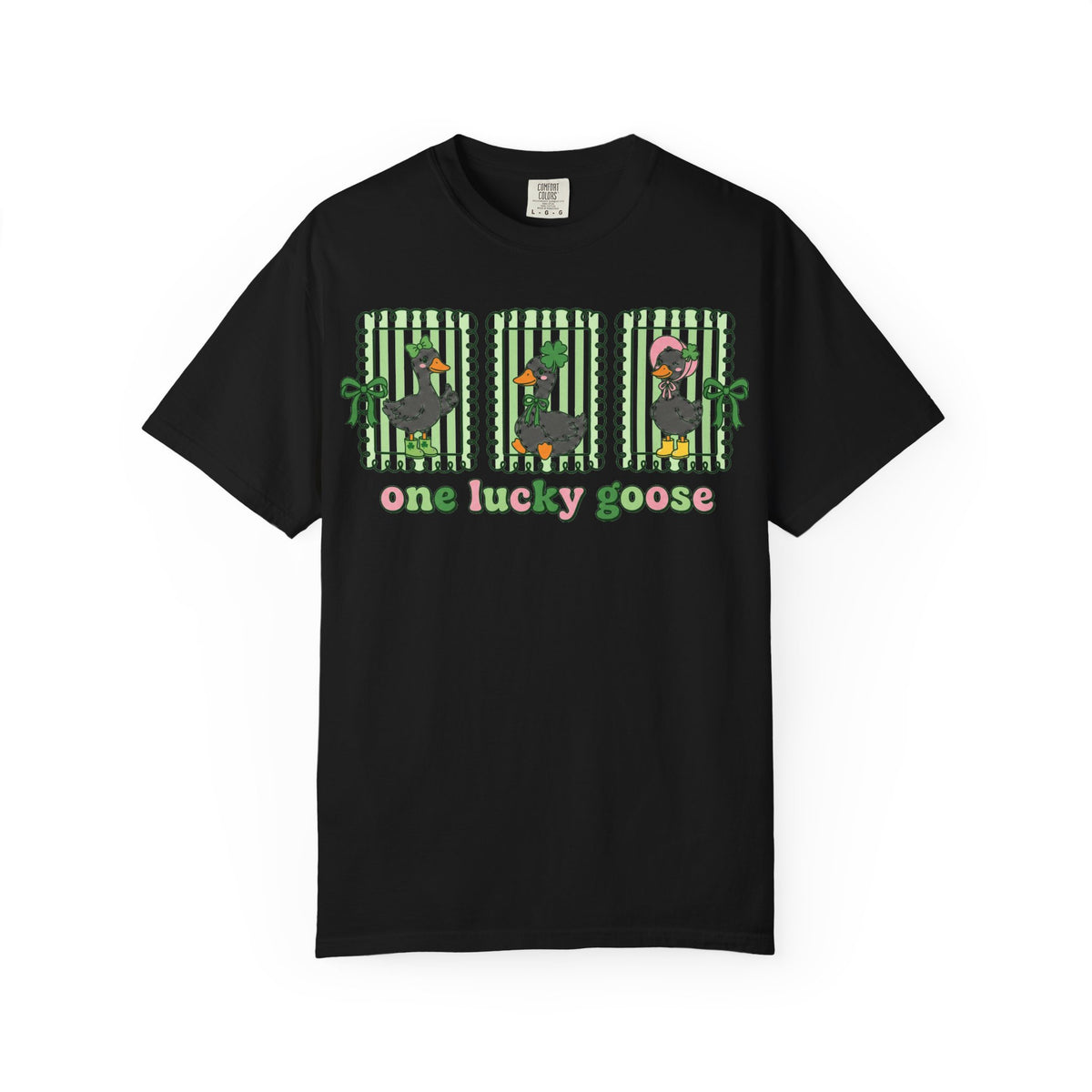 One Lucky Goose Framed Panels Shirt, Irish Goose Trio Tee, St Patricks Day Shirt, Funny Gift