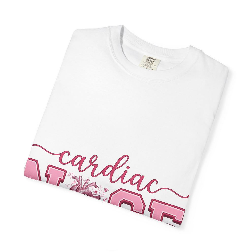 Cardiac Nurse Anatomical Heart Shirt, Pink Varsity Cardiology Tee, Cardiac RN Shirt, Nurse Gift