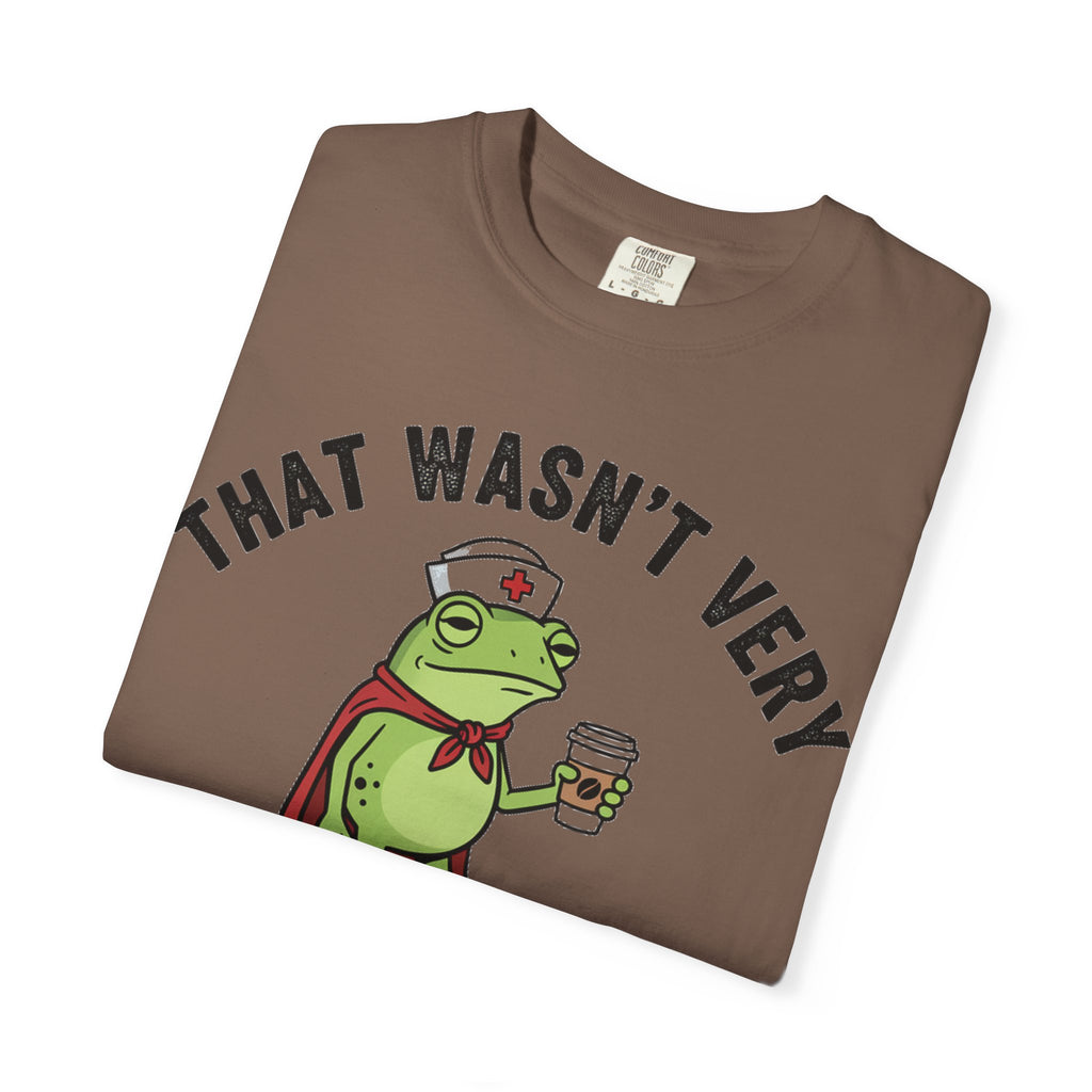 That Wasn't Very Evidence-Based Of You Bold Shirt, Superhero Frog Nurse Tee, Funny RN Shirt, Nurse Gift
