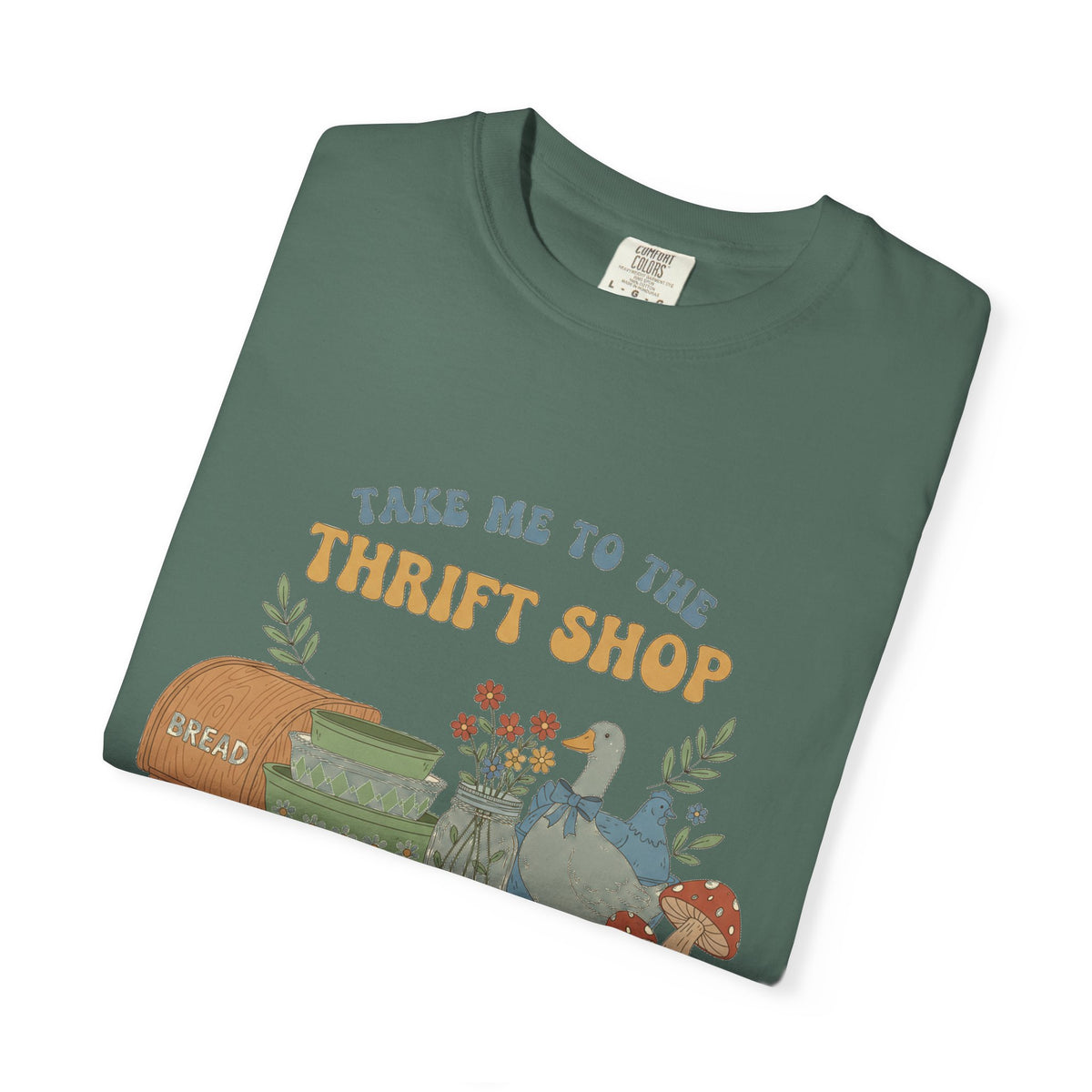 Take Me To The Thrift Shop Tall Shirt, Thrifted Treasures Still Life Tee, Vintage Lover Shirt, Thrifting Gift