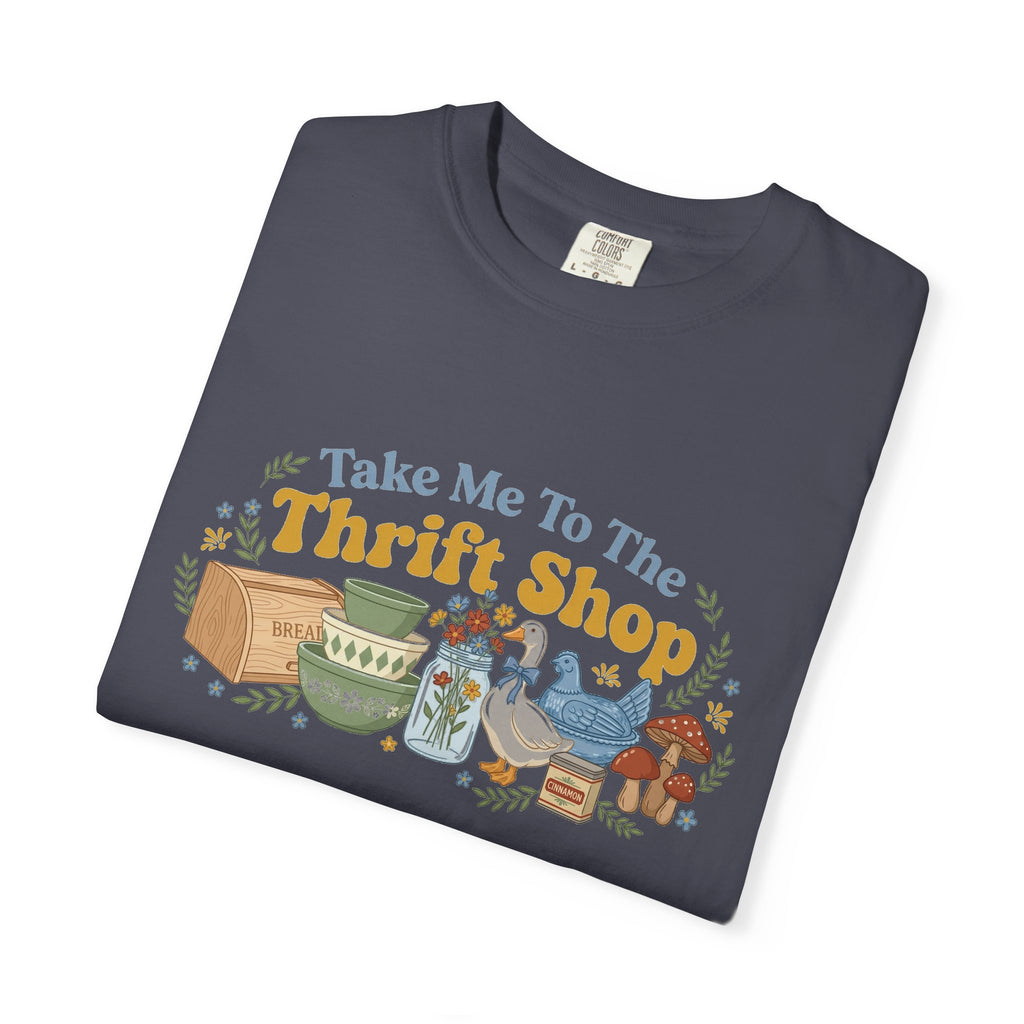 Take Me To The Thrift Shop Wide Shirt, Retro Thrift Finds Tee, Vintage Pyrex Shirt, Thrifter Gift