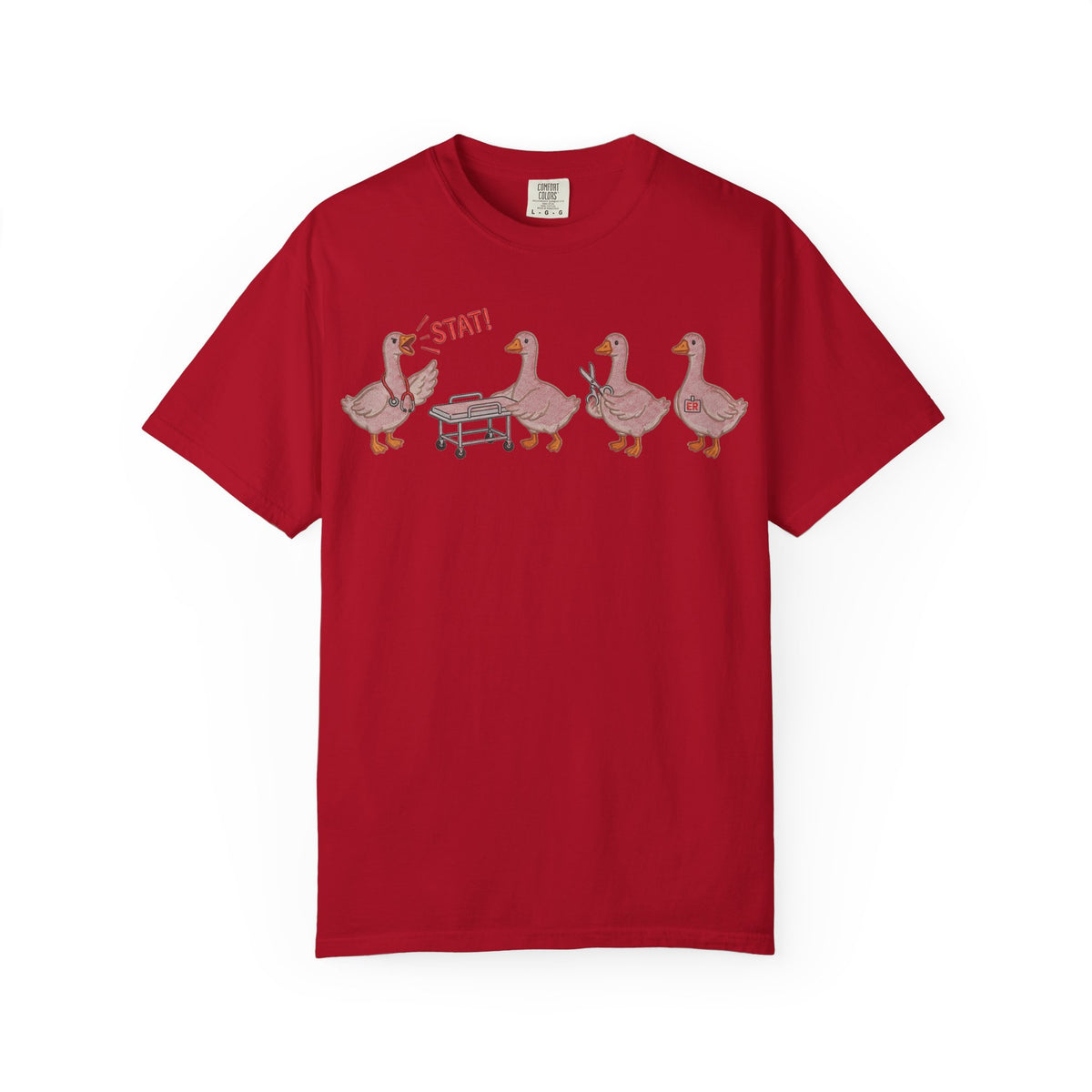 Nurse Goose Squad Stat Shirt, Funny ER Geese Tee, Night Shift Nurse Shirt, RN Team Gift