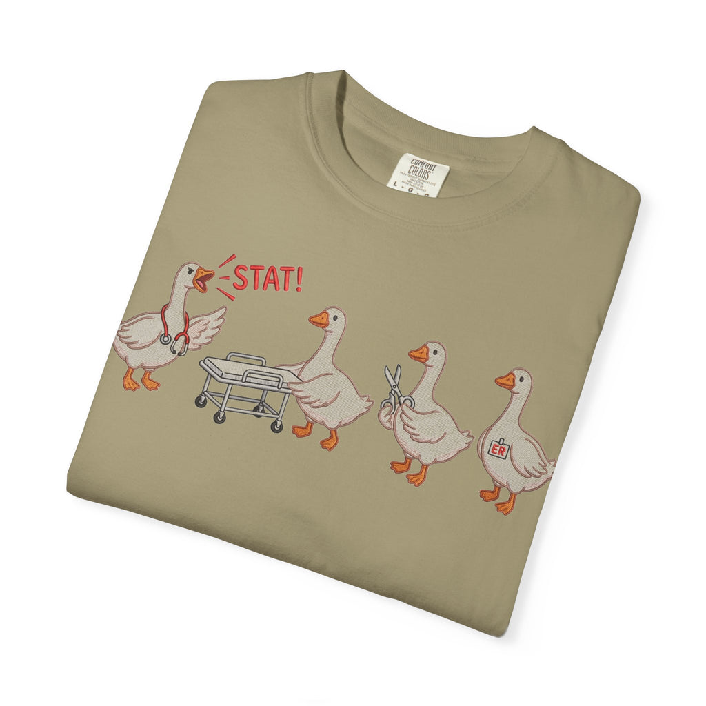 Nurse Goose Squad Stat Shirt, Funny ER Geese Tee, Night Shift Nurse Shirt, RN Team Gift
