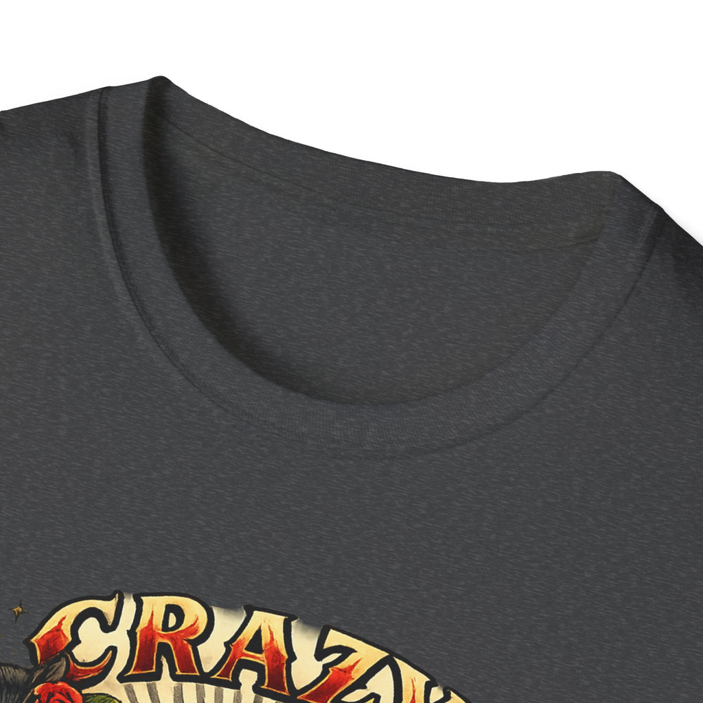 Crazy Cat Lady T-Shirt — Vintage Floral Cat Crew Tee