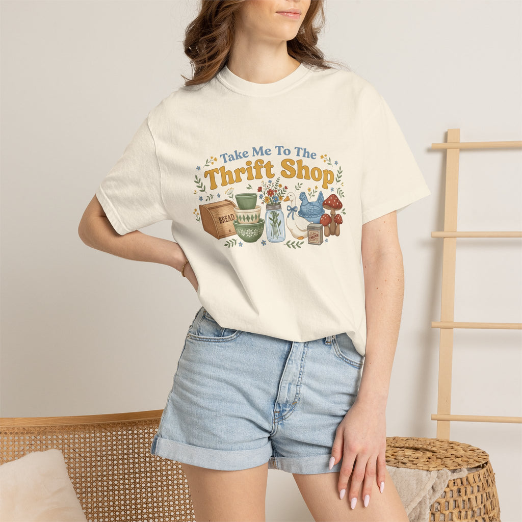 Take Me To The Thrift Shop Shirt, Vintage Pyrex Thrifting Tee, Secondhand Lover Shirt, Thrifter Gift
