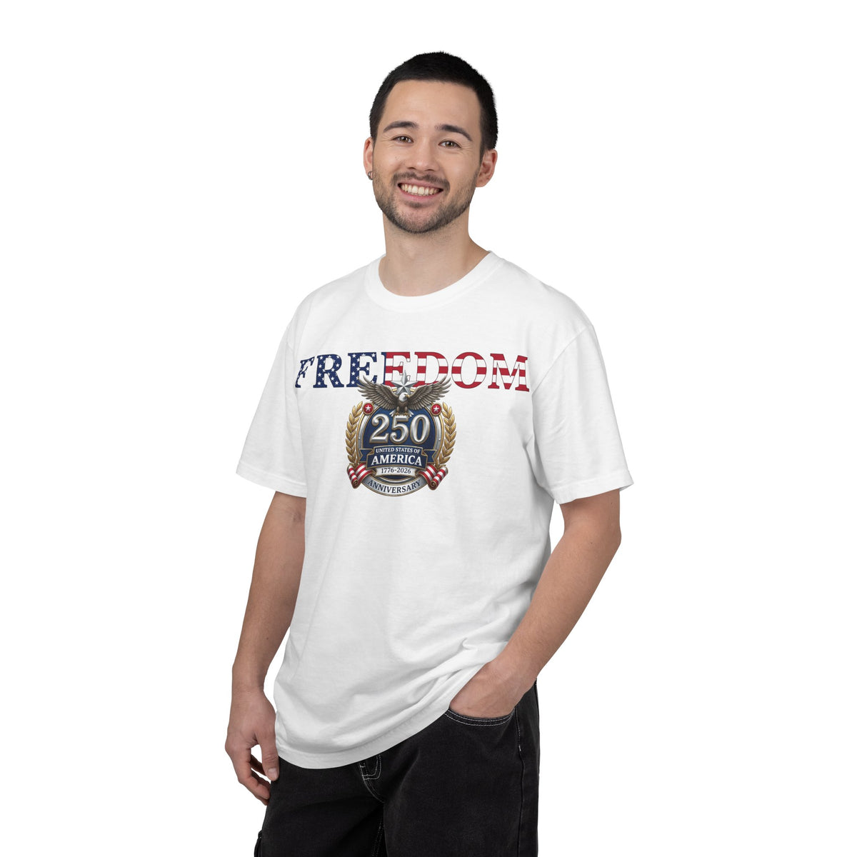 Freedom America 250 Shirt, Semiquincentennial 1776-2026 Tee, Patriotic Anniversary Shirt, Fourth Of July Gift