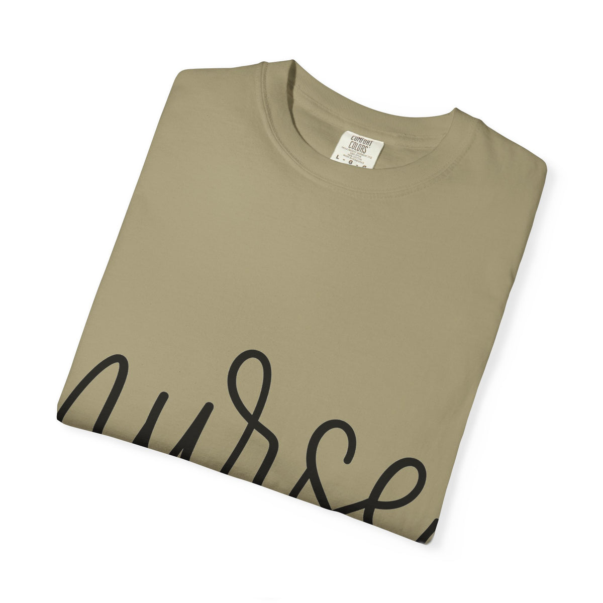 Nurse Script Shirt, Hand Lettered Nurse Heart Tee, Minimal RN Shirt, Nurse Gift