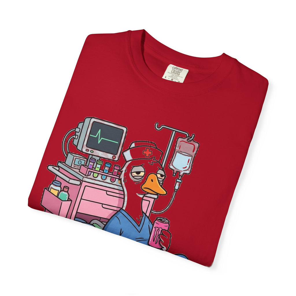I'm About To Crash Out Shirt, Funny Night Shift Goose Nurse Tee, Burnt Out RN Shirt, Nurse Gift