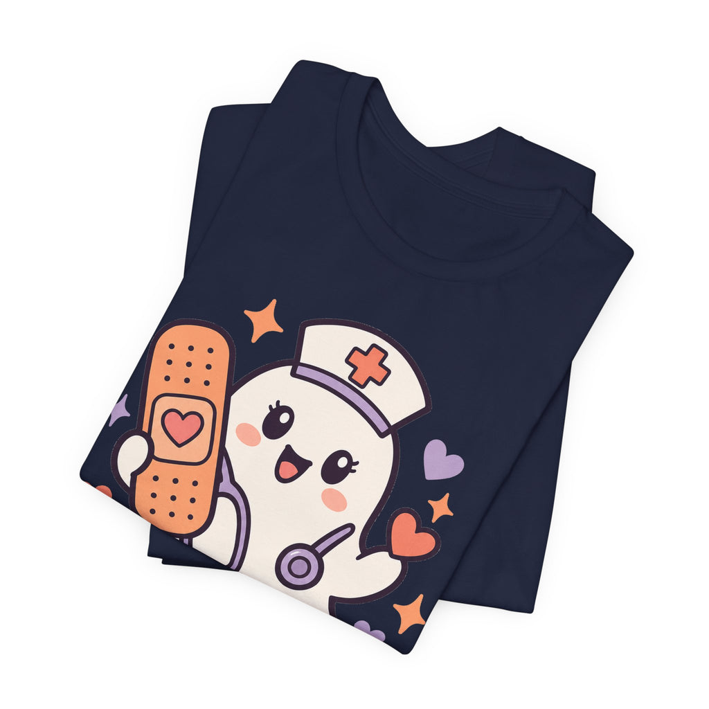 Nurse Halloween Shirt Boo Boo Fixer Ghost Nurse | Cute Kawaii Nurse Halloween Shirt | Healthcare Worker Gift | Halloween 2026