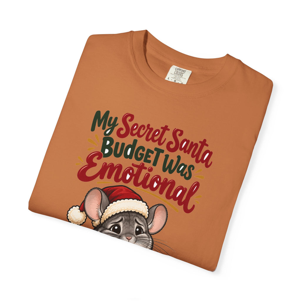 Funny Secret Santa Gift My Secret Santa Budget Was Emotional Shirt, Office Party Shirt, Coworker Christmas Gift Idea