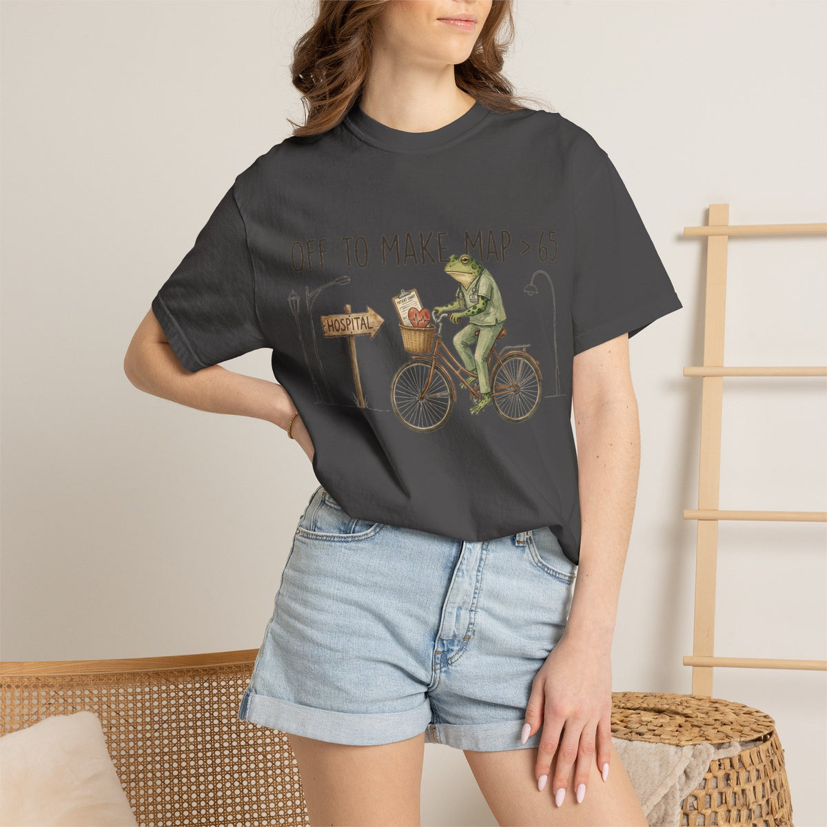 Off To Make MAP Over 65 Shirt, Funny ICU Nurse Frog Tee, Critical Care Nurse Shirt, RN Gift