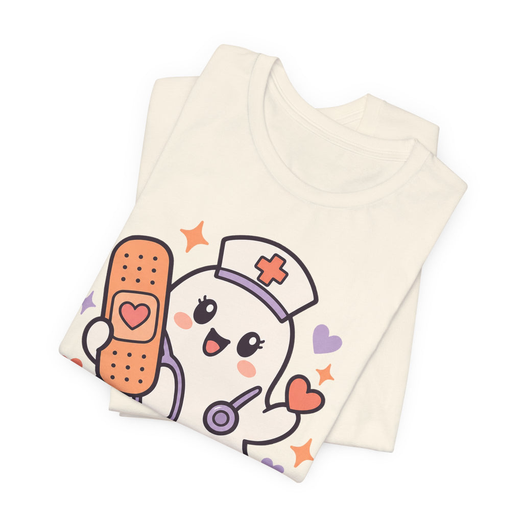 Nurse Halloween Shirt Boo Boo Fixer Ghost Nurse | Cute Kawaii Nurse Halloween Shirt | Healthcare Worker Gift | Halloween 2026