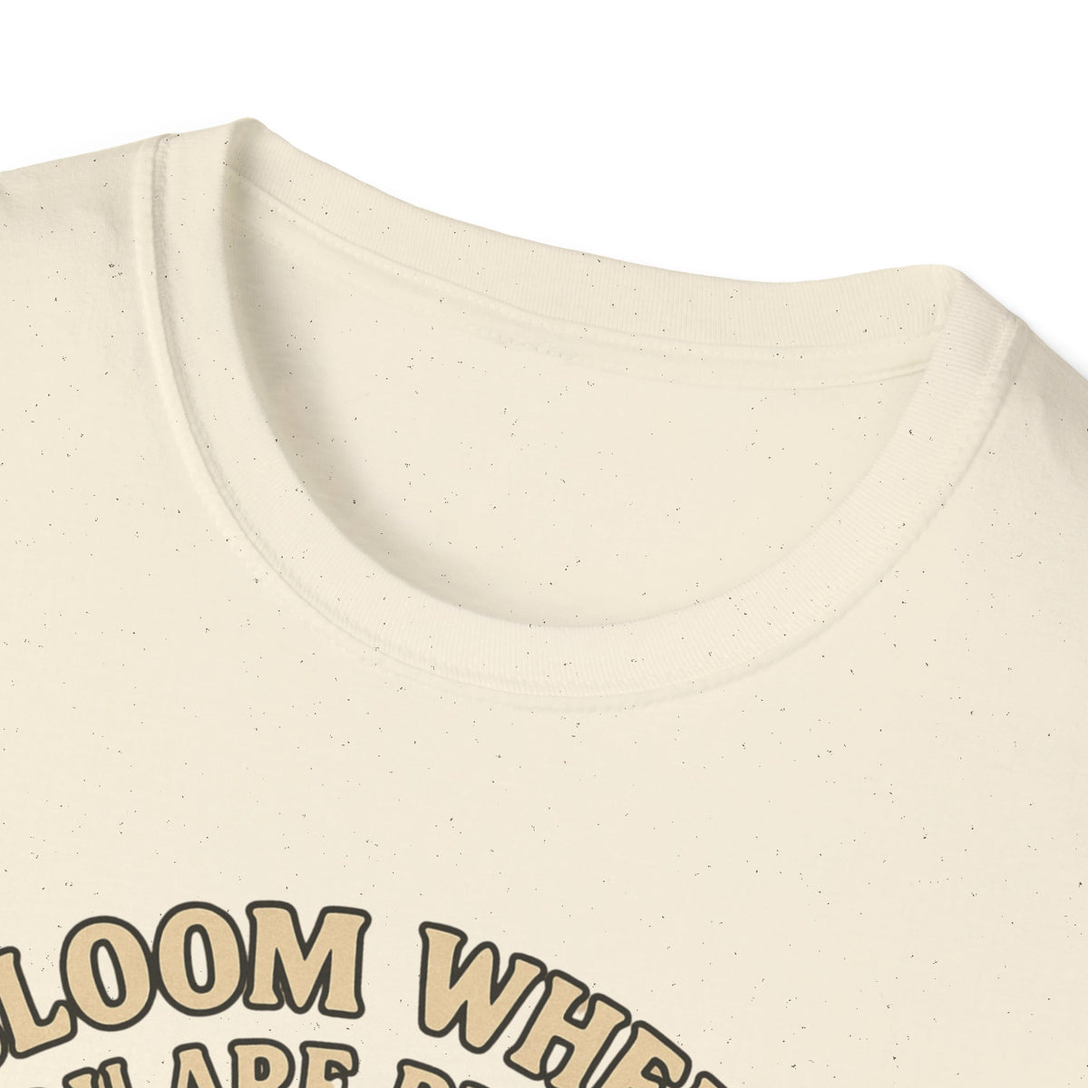 Bloom Where You Are Planted T-Shirt — Vintage Car & Rose Graphic Tee