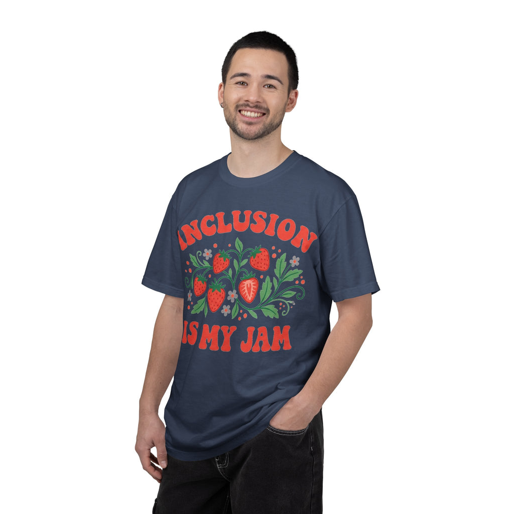 Inclusion Is My Jam Strawberry Shirt, SPED Teacher Retro Tee, Special Education Shirt, Inclusion Gift
