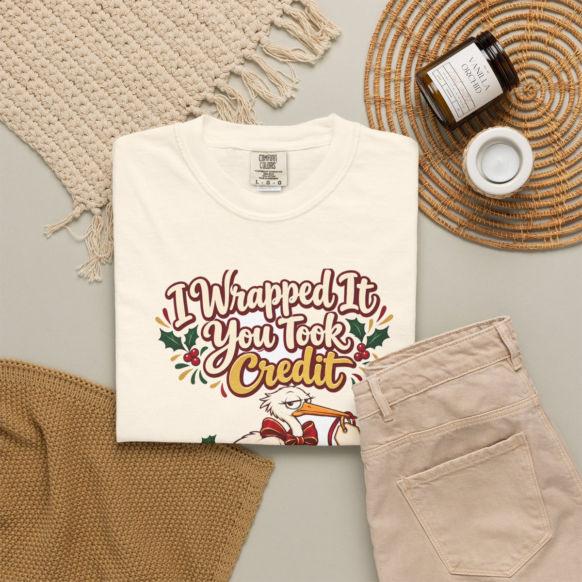 Funny Christmas Mom Shirt I Wrapped It You Took Credit Shirt, Funny Holiday Gift Shirt, Christmas Gift Idea