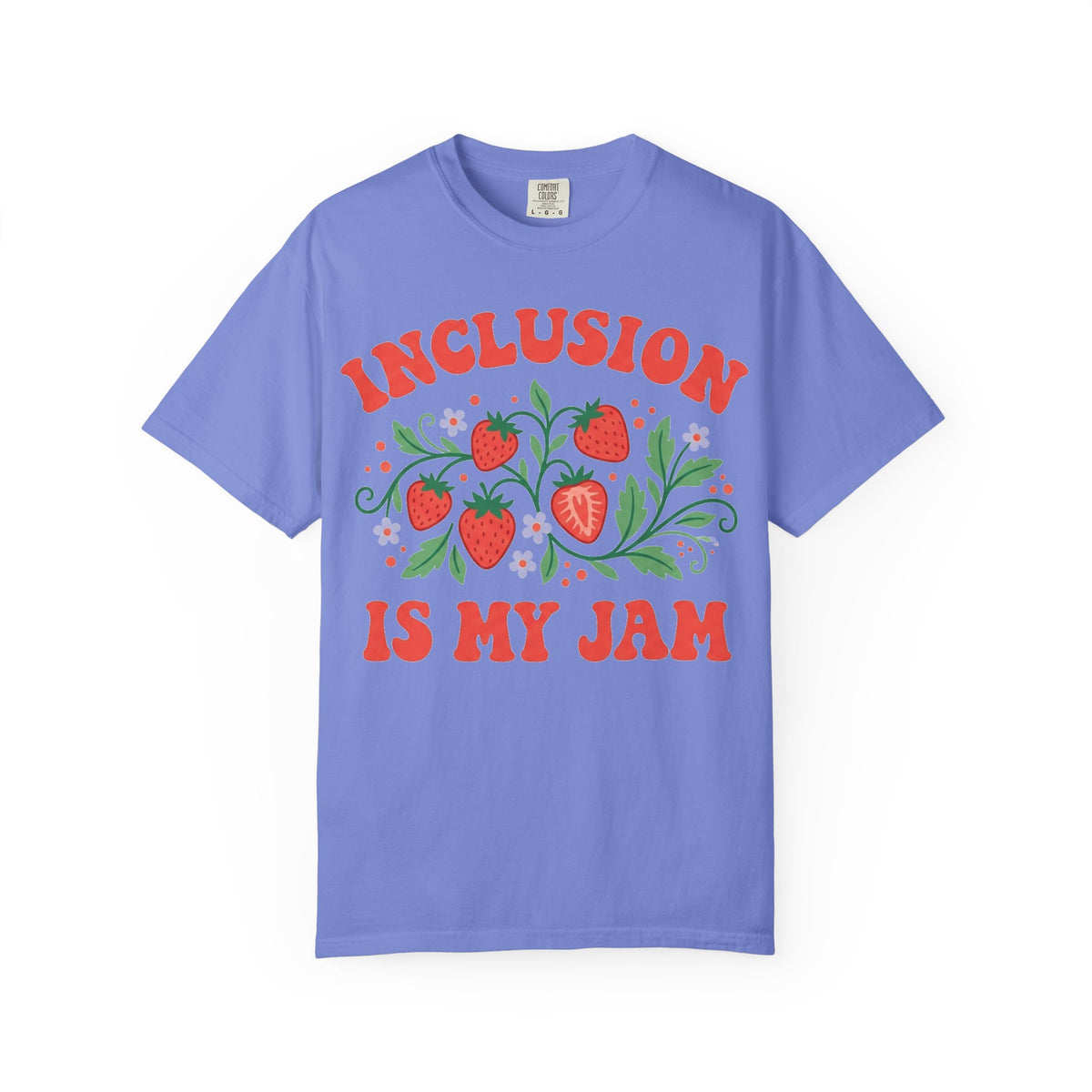 Inclusion Is My Jam Shirt, Strawberry SPED Teacher Tee, Retro Inclusion Shirt, Special Education Gift