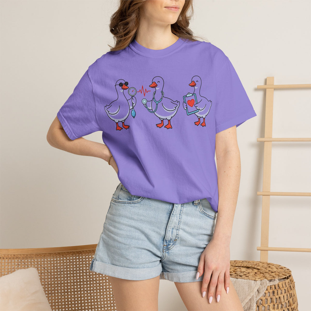 Silly Goose Nurse Squad Shirt, Funny Nurse Geese Tee, Stethoscope Goose Shirt, Nurse Team Gift