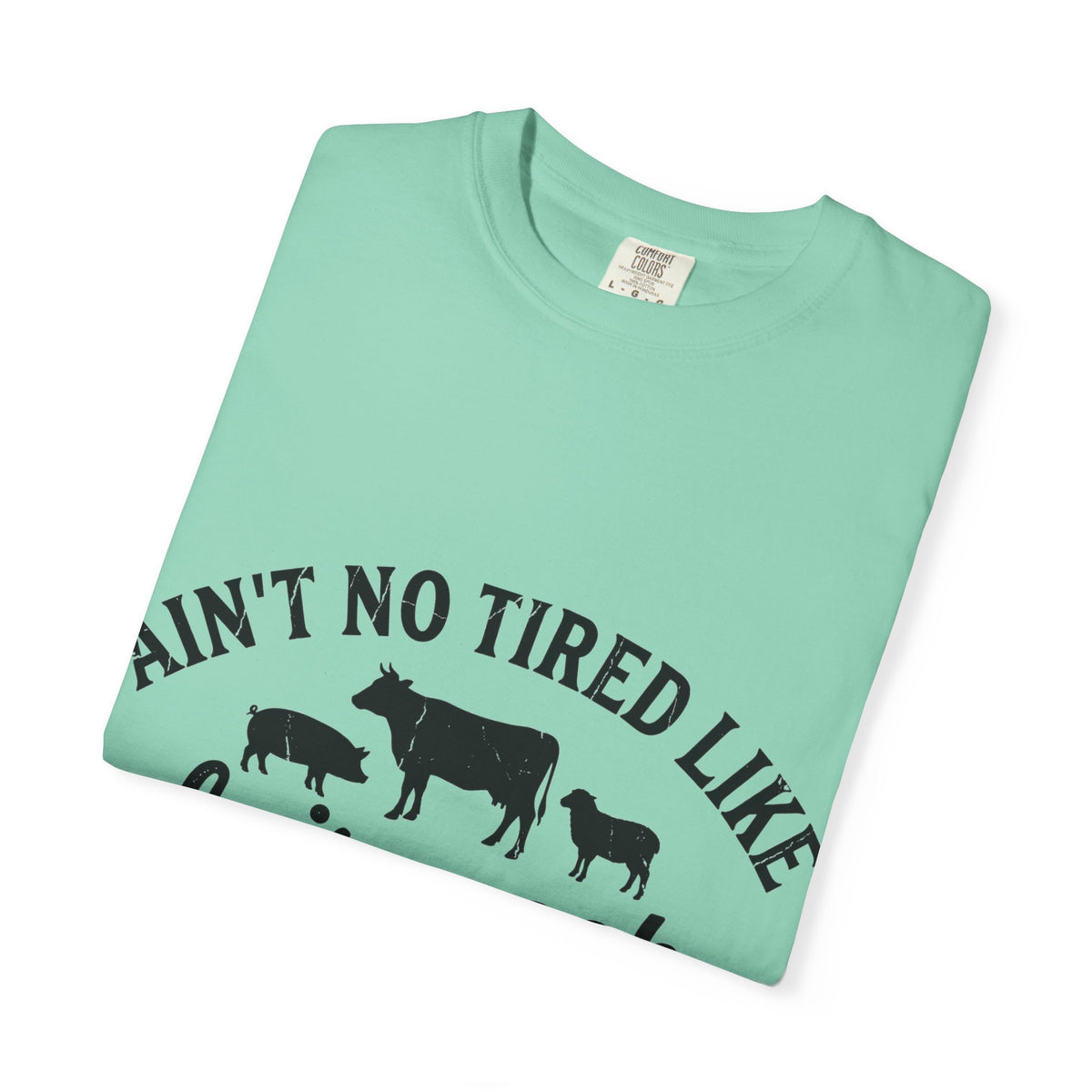 Ain't No Tired Like Fair Week Tired Shirt, Funny Livestock Show Tee, County Fair Mom Shirt, 4H Gift