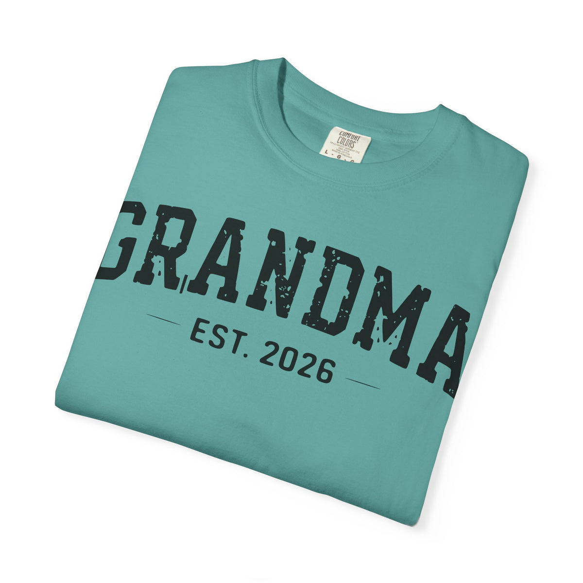 Grandma Est 2026 Shirt, Distressed Varsity New Grandma Tee, Pregnancy Announcement Shirt, Grandma Gift