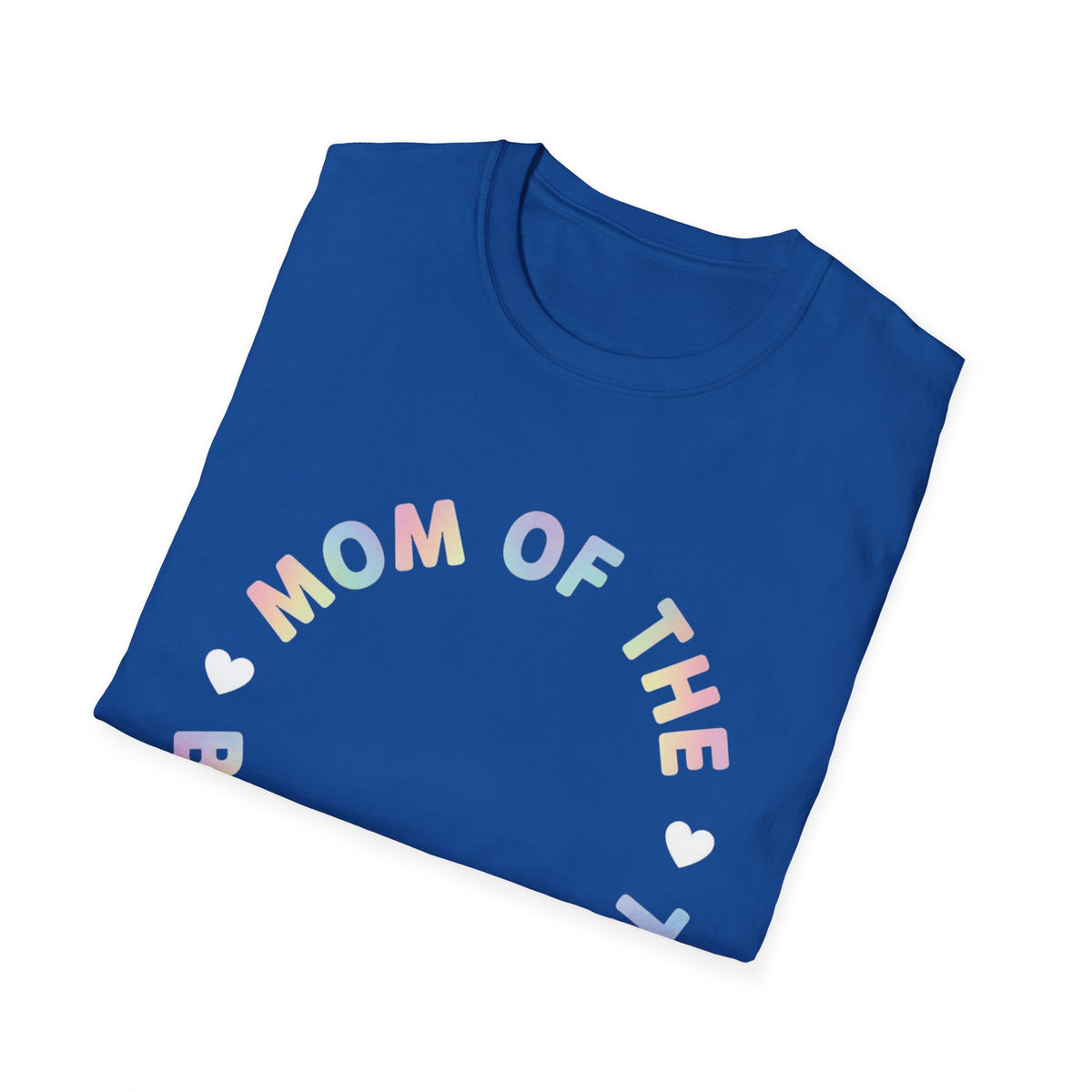 Mom of the Birthday Girl T-Shirt — Pastel Circle Birthday Mom Tee