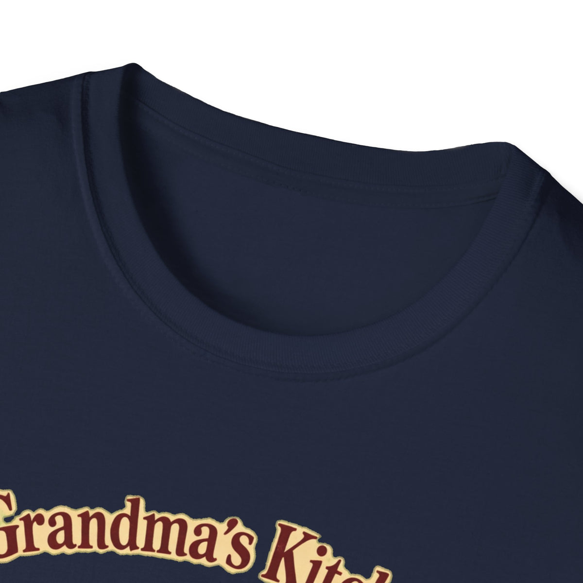 Grandma's Kitchen T-Shirt – "Love Served Daily" Baking Heart & Rolling Pin Design