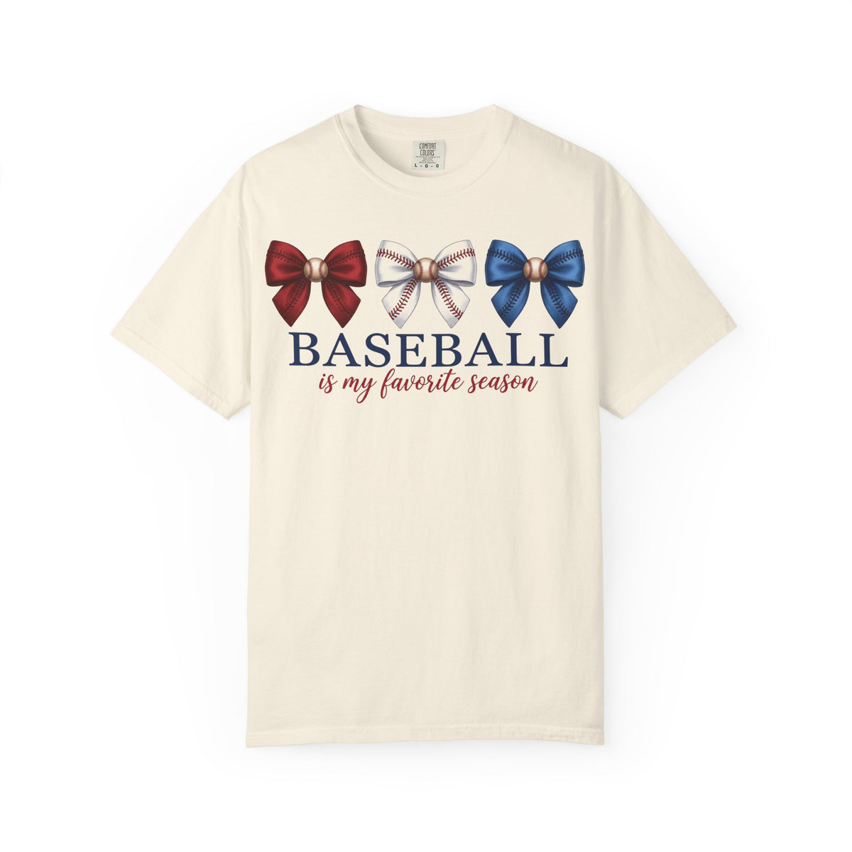 Baseball Is My Favorite Season Shirt, Coquette Baseball Bows Tee, Baseball Mom Shirt, Game Day Gift