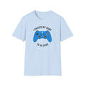 Gaming T-Shirt — “I Paused My Game To Be Here” Controller Tee