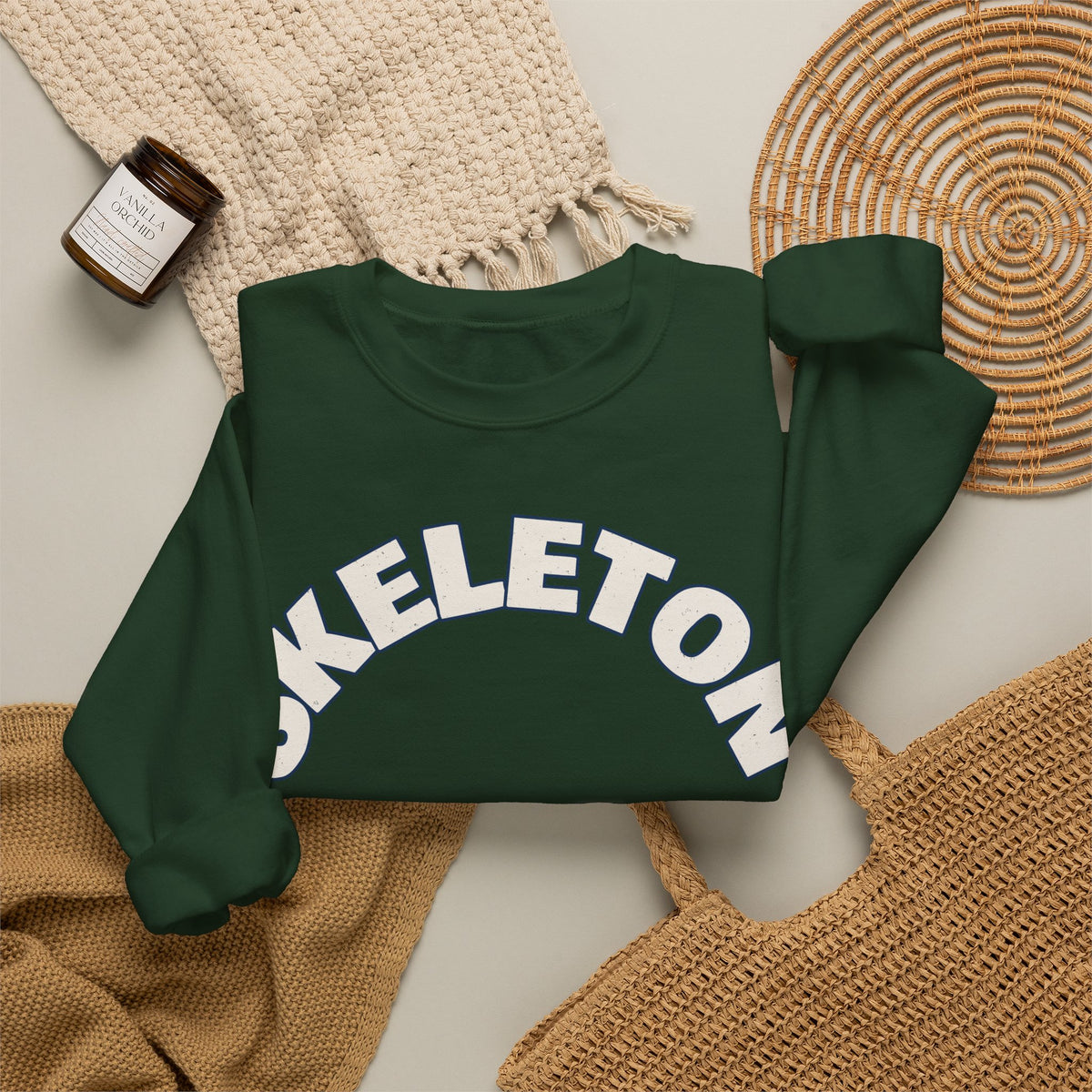 Skeleton Crew Night Shift Sweatshirt | Nurse Halloween Sweatshirt | Spooky Nurse Sweatshirt | Healthcare Worker Gift | Halloween 2026