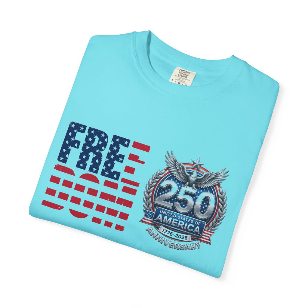 Freedom 250 Stacked Shirt, America Semiquincentennial Crest Tee, Patriotic 1776-2026 Shirt, July 4th Gift