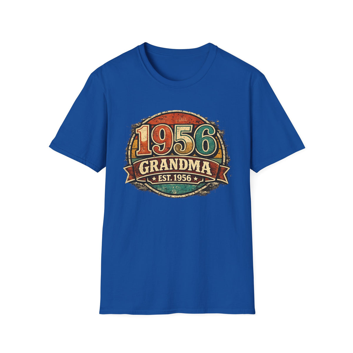 1956 Grandma T-Shirt – Vintage Established 1956 Birthday Gift
