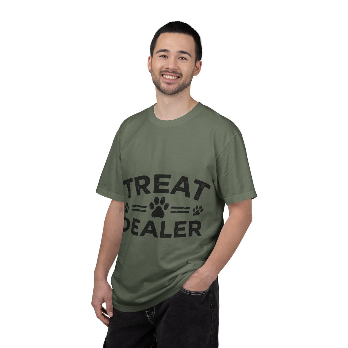 Treat Dealer Shirt, Funny Dog Mom Paw Print Tee, Pet Treat Shirt, Dog Lover Gift