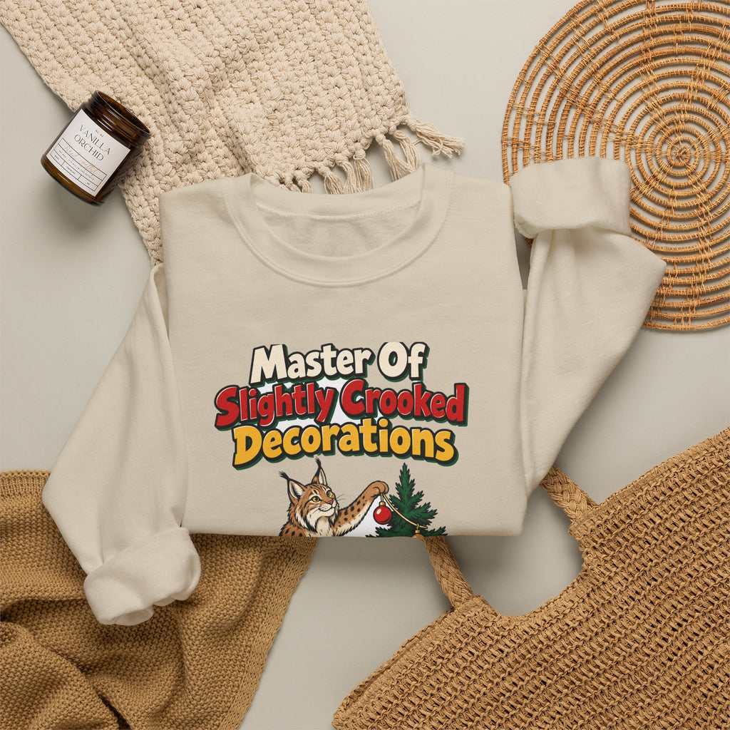 Master Of Slightly Crooked Decorations Sweatshirt | funny husband gift | Dad Gift