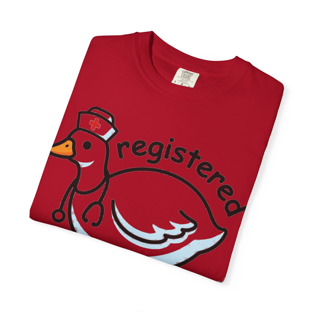 Registered Silly Goose Wide Shirt, Long Neck Nurse Goose Tee, Funny Nurse Shirt, RN Gift