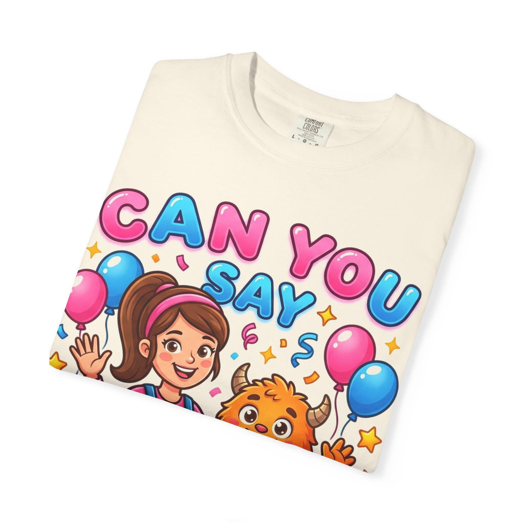 Can You Say Mama Shirt, Funny First Word Tee, Cute Monster Birthday Shirt, New Mom Gift