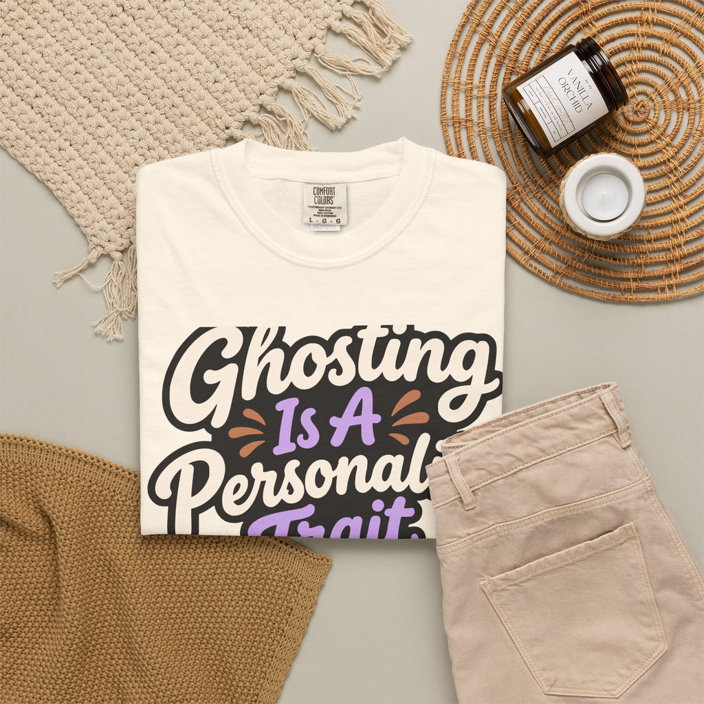 Ghosting Is A Personality Trait Halloween Shirt, Funny Ghost Tee, Retro Humor