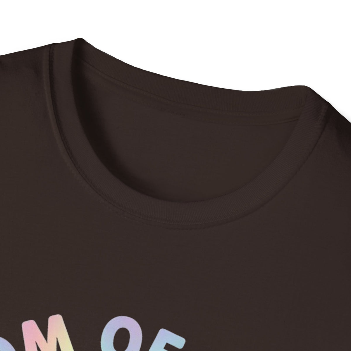 Mom of the Birthday Girl T-Shirt — Pastel Circle Birthday Mom Tee