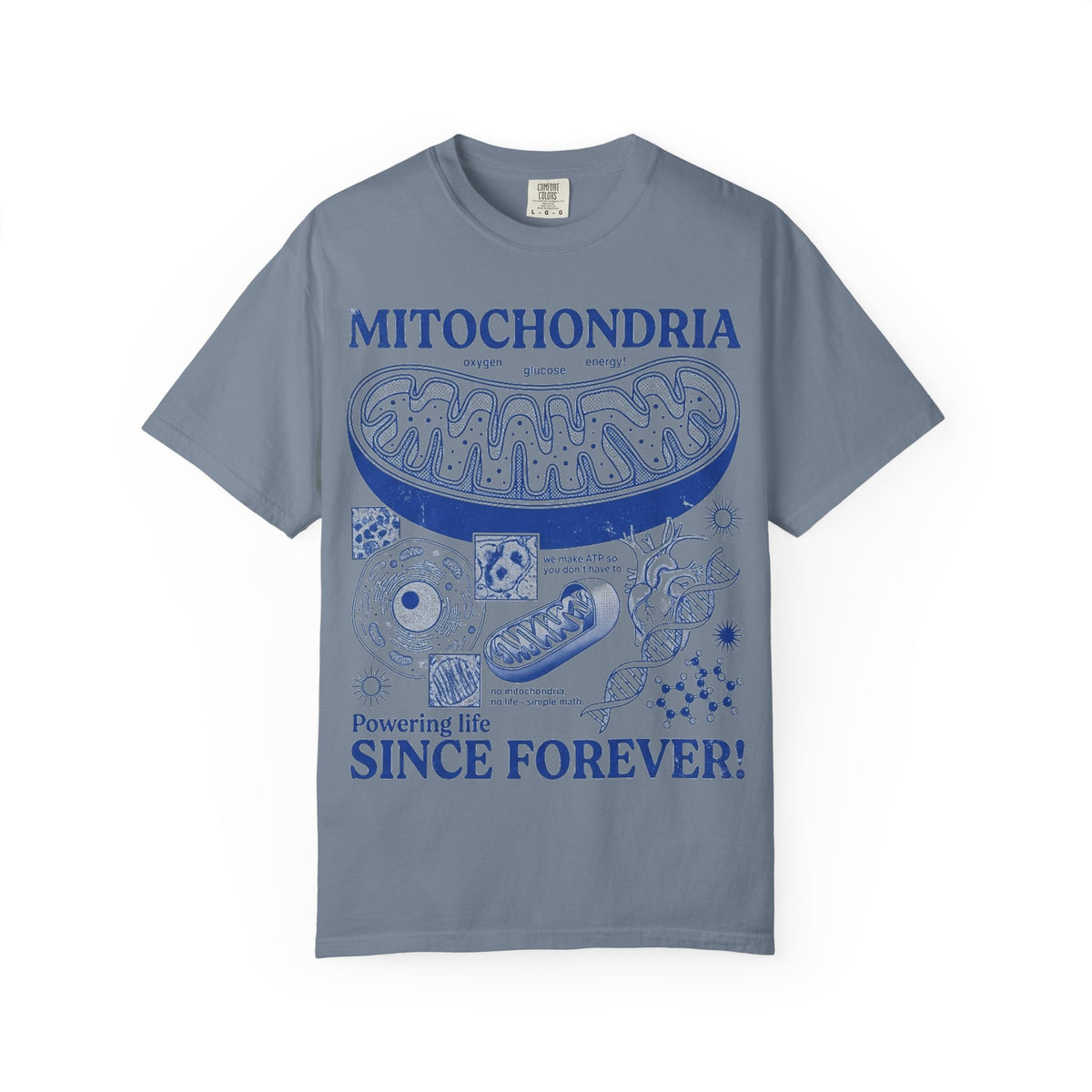 Mitochondria Powering Life Since Forever Shirt, Funny Biology Teacher Tee, Science Nerd Shirt, Student Gift