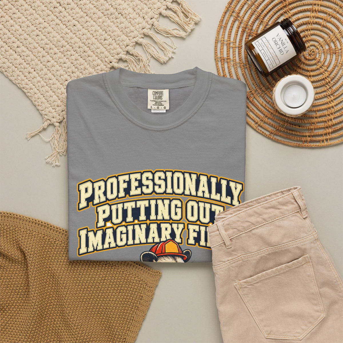 Professionally Putting Out Imaginary Fires Shirt | funny coworker gift