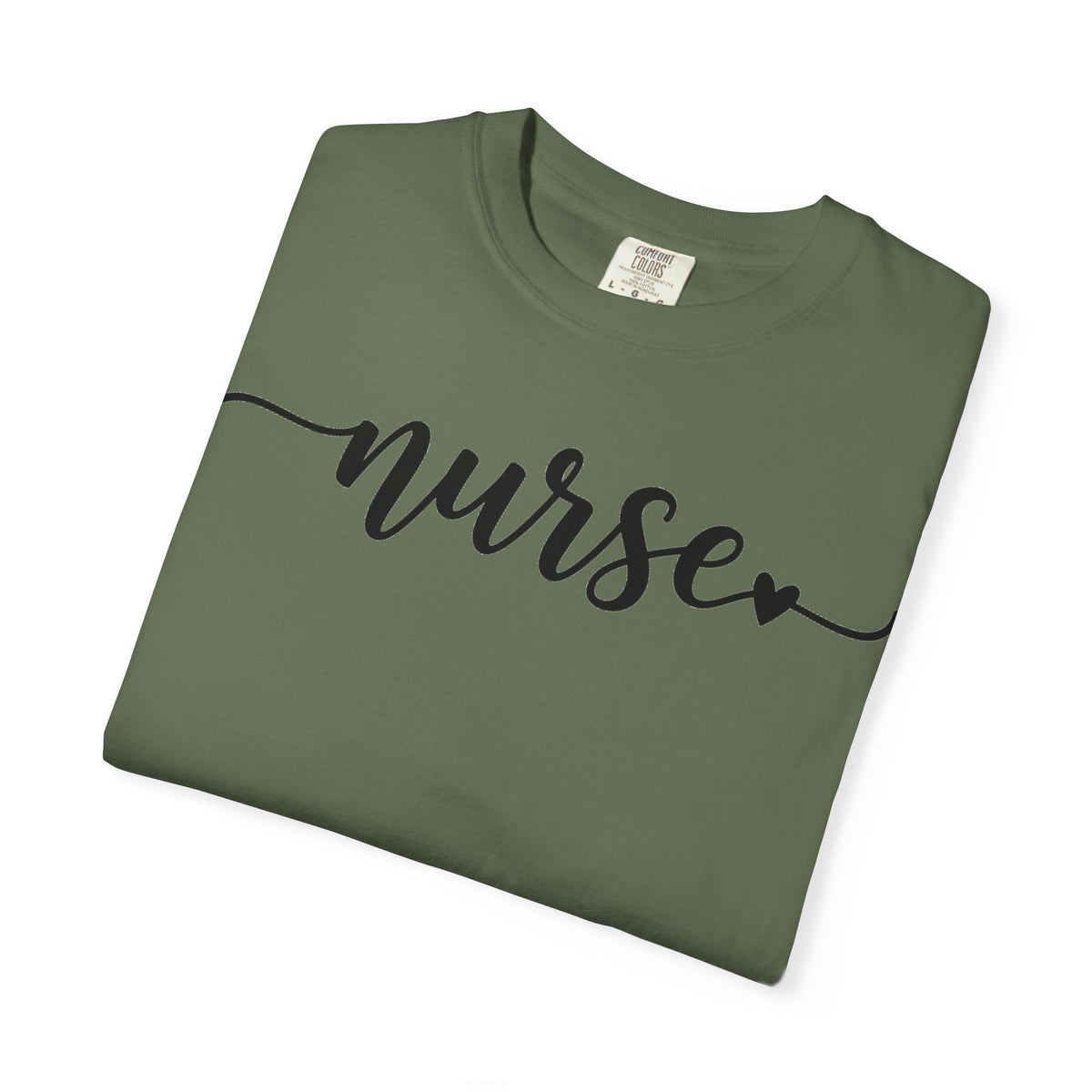 Nurse Script Shirt, Flourish Hand Lettered Nurse Tee, Minimal RN Shirt, Nurse Week Gift